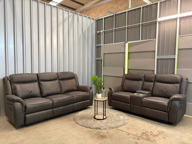Terra Manual Recliner 3 + 2 Sofa Set