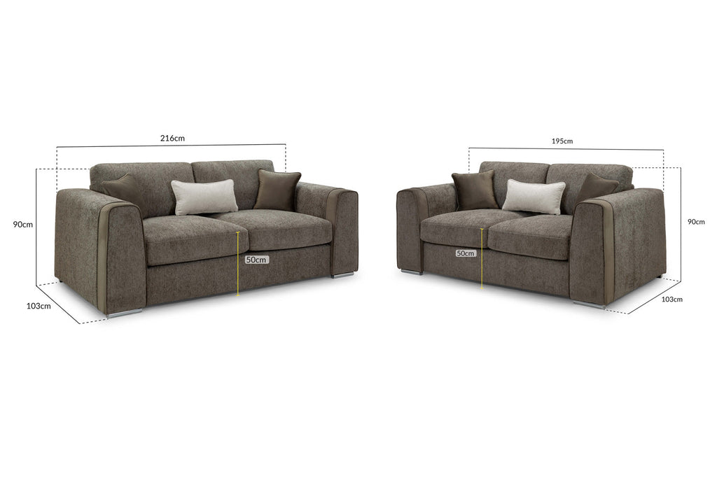 Axis 3 + 2 Sofa Set