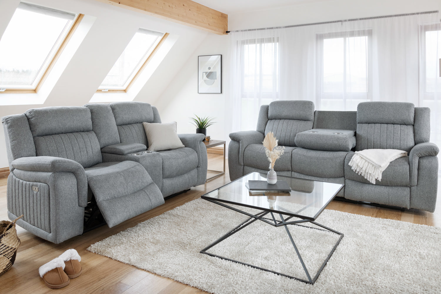 Mono Recliner 3 + 2 Sofa Set