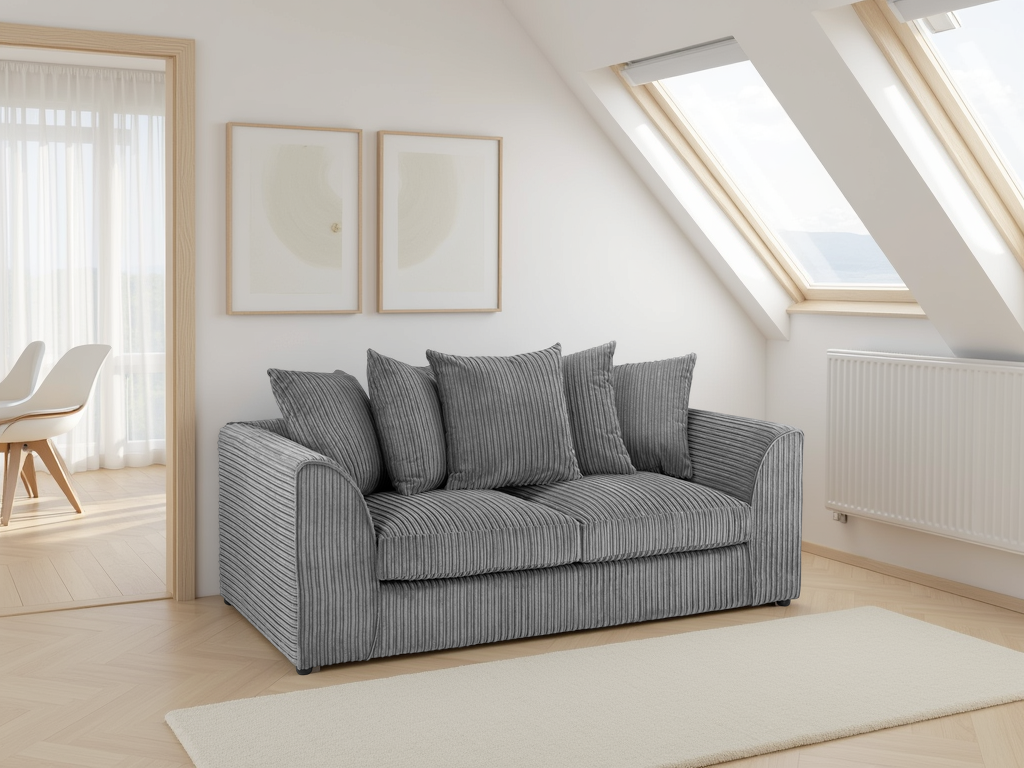 Nero Jumbo 3 Seater