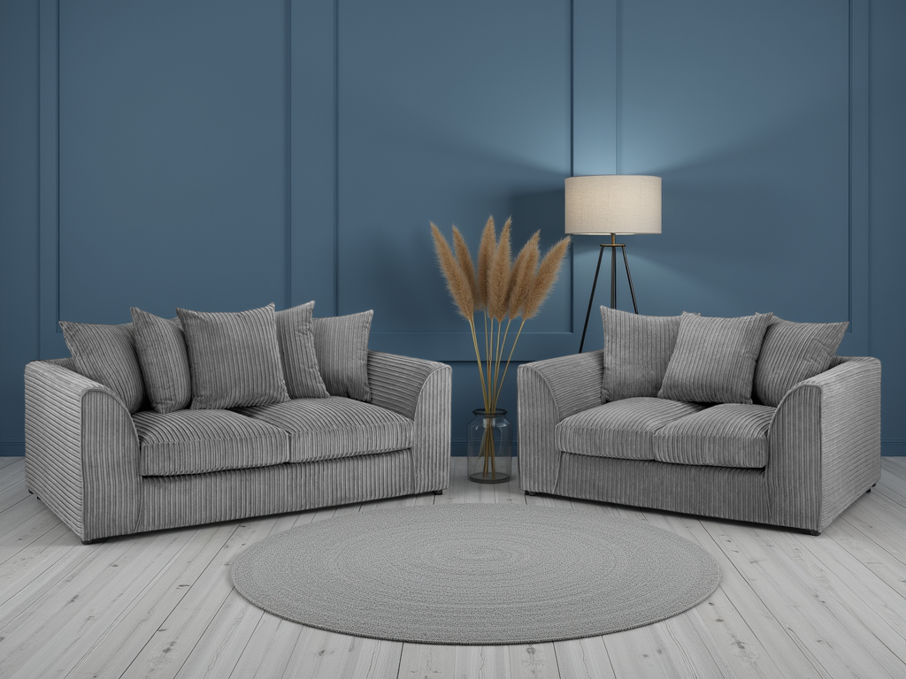 Nero Jumbo 3 + 2 Sofa Set