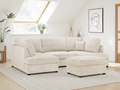 Solan Boucle Fabric U-Shape Sofa