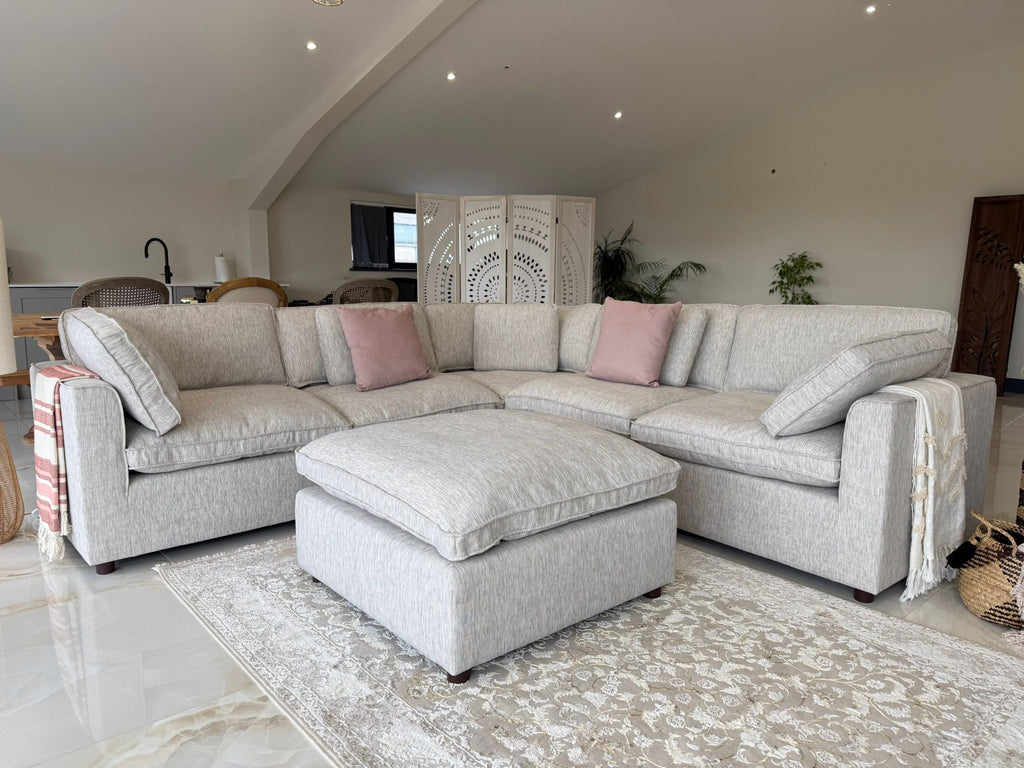 Clea Corner Sofa with Footstool